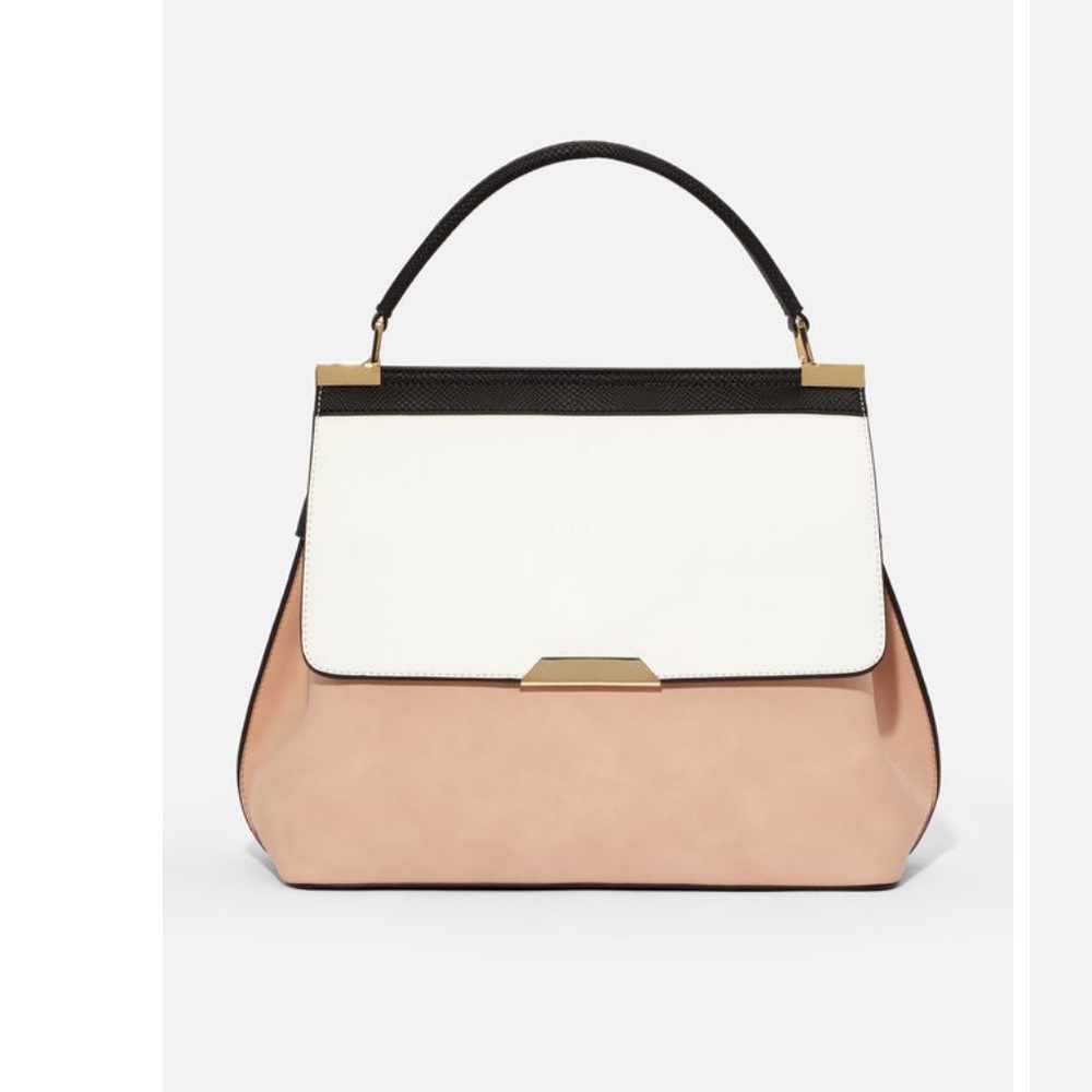 JustFab Bar Top Handle Satchel